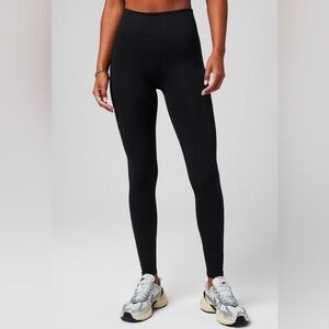 FABLETICS Black Motion365+ High-Waisted Side Pocket 7/8 Legging Active Size M